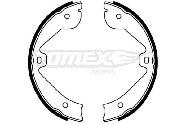 TOMEX BRAKES Комплект тормозных колодок TX 22-67